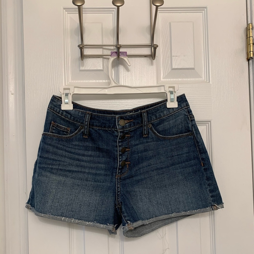 Simple blue jean shorts